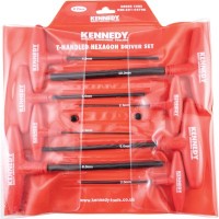 KENNEDY T-HANDLED HEXAGON DRIVER SET KEN-601-6470K (1 BOX)