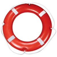 "LALIZAS" Lifebuoy Ring Solas with Reflective Tape 4kg, Code : 70110