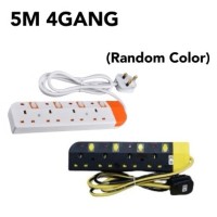 PEAK 4 GANG 5 METER TRAILING SOCKET WITH NEON