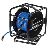 Free Standing 30m Air Hose Reel , 8mm Inner Diameter
