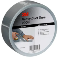 3M Scotch 2904 Duct Tape, 50 m x 48 mm, Silver