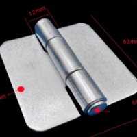 Galvanized Iron welded hinge 60x60x2.5mm