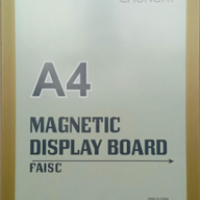 A4 Magnetic Display Board Frame Holder