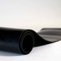 BLACK NEOPRENE RUBBER SHEET SIZE : THK 1.5MM X 1.2M(W) X 1.00M(L)
