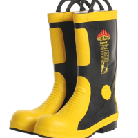 Harvik 9687L Fire Fighting Boots Shoes (Size 9)
