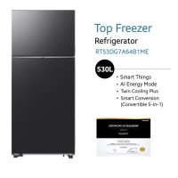REFRIGERATOR TOP FREEZER 2 DOOR 530L, MODEL:RT53DG7A64B1ME (1 UNIT)