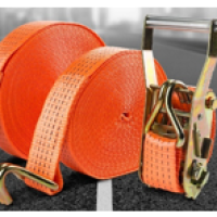 Heavy Duty Truck Ratchet Tie Down Straps Cargo Lashing Belt