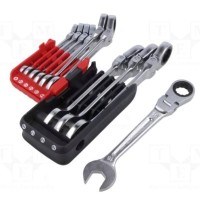 Facom 467BF Series 10-Piece Spanner Set, 8  19 mm, Chrome Vanadium Steel  P N : 467BF.JP10B