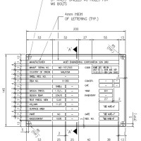 STAINLESS STEEL NAMEPLATE