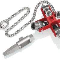 *Knipex Diecast Zinc 9-way Universal Key, 5 ? 11 mm Capacity (00 11 06 V01)