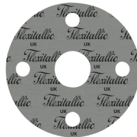FLEXITALLIC NON-METAL FLAT GASKET, ASME B16.21, FF AS PER B16.5, 3MM THK., SF 5001 NBR WITH SYNTHETIC FIBRES AND FLAKE GRAPHITE, 10" DIA. 150# FF