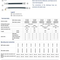 ROTAREX DISCHARGE HOSE P N:B06920225 SAP:1002899814 (1 UNIT)