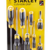 8 Piece Cushion Grip Screwdriver Set Model : 0-65-011 Brand : Stanley