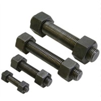 5 8 in - 11UNC x 100.00 MM STUDBOLT ASTM A193 Gr. B7 (ANSI B18.2.1) C W 2 units of HEAVY HEX NUT ASTM A194 Gr. 2H (ANSI B18.2.2) - PLAIN