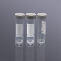 50mL Centrifuge tube, conical bottom, self-standing, screw-cap, grey cap, 25pcs bag, 20bags case
