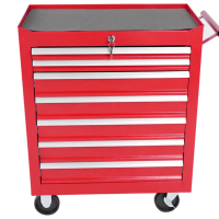 RED 7-DRAWER PROFESSIONALROLLER CABINET