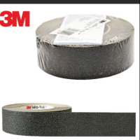 3M 610 Safety Walk Black Anti Slip Floor Tape, Size: 2 x 60ft, Colour: Black