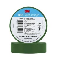 3M Temflex Green Vinyl Electrical Tape, 19mm x 20m