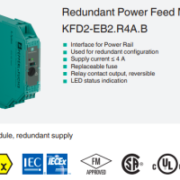 PEPPERL+FUCHS, Redundant Power Feed Module, KFD2-EB2.R4A.B