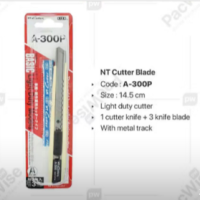 NT Cutter Blade A-300P (1 cutter knife + 3 knife blade)