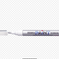 ZEBRA Paint Marker 200M - SILVER (10 Pcs Box)