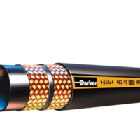 Parker Synthetic Rubber Hydraulic Hose Assembly, 310 bar Max Pressure