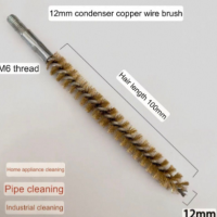 Steel round wire brush Brush diameter: 12mm