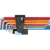 Wera 9 piece L Shape Imperial Hex Key Set