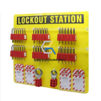 PROLOCKEY LOTO 36 Lock Padlock Station Lockout Safety Combination Kit (INCLUDE PADLOCK)