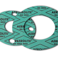 3mm (thk) x 16inch x 150#  Aerolite NA 3900CNAF Percut Gasket, FF