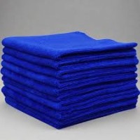 MICROFIBER CLEANING CLOTH BLUE 50CM X 40CM (5 PCS PER PACK) - 1 PACK