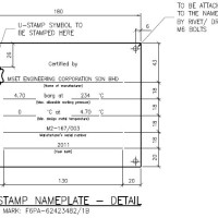 STAINLESS STEEL U-STAMP NAMEPLATE