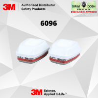 3M Gas, Vapour and Particulate Filter 6096, A1E1HgP3R, Dosh and Sirim Approved, Price per Pair