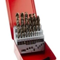 RS PRO 25-Piece Twist Drill Bit Set for Metal, 13mm Max, 1mm Min, HSS-E Cobalt Bits