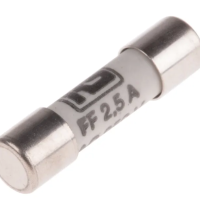 RS PRO 2.5A FF Ceramic Cartridge Fuse, 5 x 20mm (10 unit pack)