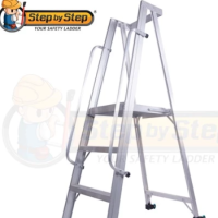 Step by Step Aluminium Platform Trolley Ladder (PTL03) - 3 Steps