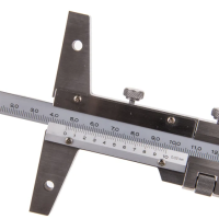 Mitutoyo 527-101 150mm Metric Depth Gauge, Stainless Steel, 280g