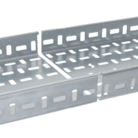 Legrand SRFL 150 G Heavy Duty Tray, Hot Dip Galvanised Steel 3m x 150 mm x 50mm with Coupler Plate and Roofing bolt M6x12mm & square nut