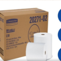 WypAll Jumbo Roll Wipers Paper: White 1-Ply, Packing: 2 Rolls   Case, 600m   Roll (1200m)