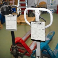 Officemate Magnetic Clipboard with Discreet Clip, Black, Recycled Plastic (83215)