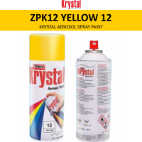 KRYSTAL ZPK12 YELLOW 12, 400ML SPRAY PAINT