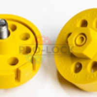 Pro-Lock PR-01XSYWC Locking Head Without Cable, YELLOW