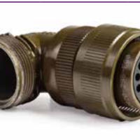 CANNON CA THREADED, 90 degree PLUG, CA3108R12S-3S