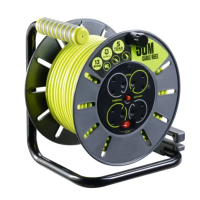 RS PRO 889-2504, 50m 4 Socket Type G - British Cable Reel Open Reel, 240 V