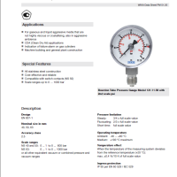 Wika Pressure Gauges
