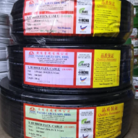 UMS\Fajar TRS Flexible Cable 450\ 750V , Size : 4.0mm x 3 Core x 100 Meter - Black